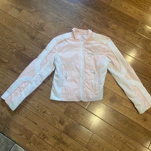 Girls Levi nylon pink jacket